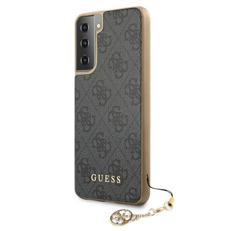 Guess 4G Charms Kollektion - Samsung Galaxy S21+ Tasche (grau)