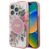 Guess IML Flower & Tonal Circle MagSafe - iPhone 16 Pro Case (pink)