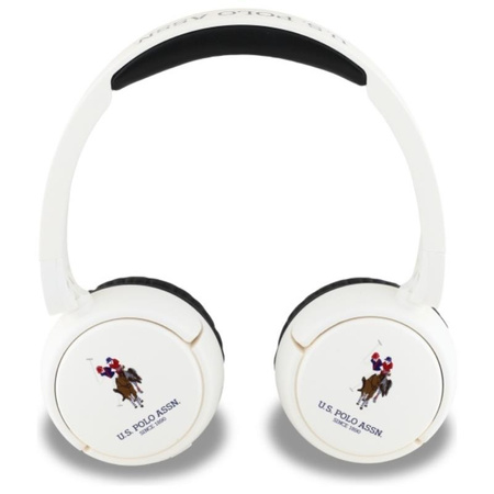 US Polo Assn DH Color Logo - Wireless Over-Ear Bluetooth Headphones V5.3 (white)