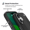 Speck Presidio2 Grip MagSafe - iPhone 17 Case (Black / Slate Grey / White)