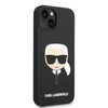 Karl Lagerfeld Silicone Iconic Karl`s Head MagSafe - pouzdro na iPhone 14 (černé)