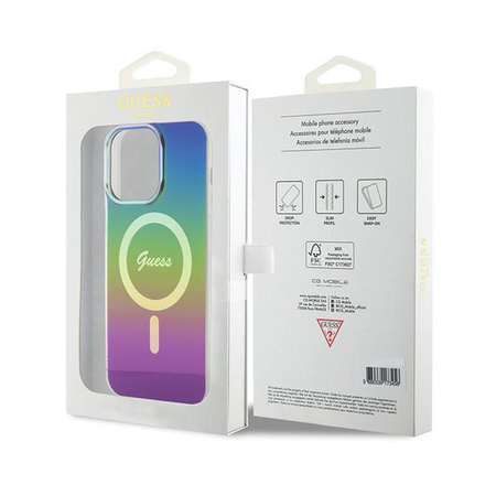 Guess IML Iridescent MagSafe - iPhone 15 Pro Max Tasche (farbig)