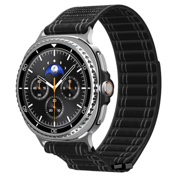 PASEK DO GALAXY WATCH 8 | 8 CLASSIC 40 44 46 mm SPIGEN NYLONOWY CZARNY