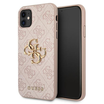 Guess 4G Big Metal Logo - iPhone 11 Case (pink)