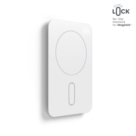 Speck Everywhere Mount + ClickLock - Support magnétique MagSafe (blanc)