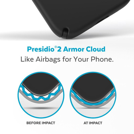 Speck Presidio2 Pro - Antibakterielles Gehäuse für iPhone 14 Pro Max (Schwarz / Schwarz / Weiß)