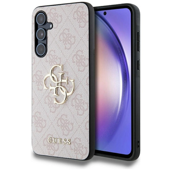 Guess 4G Big Metal Logo - Pouzdro Samsung Galaxy A55 5G (růžový)