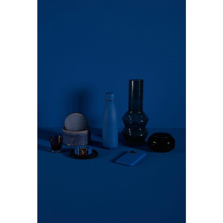 PURO ICON - Bouteille thermique en acier inoxydable 500 ml (bleu foncé) (revêtement en poudre)