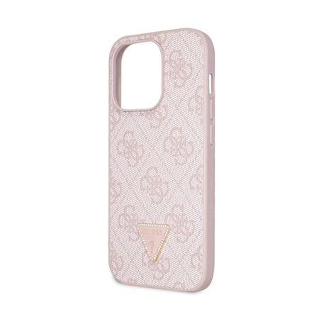 Guess Crossbody 4G Metall-Logo - iPhone 15 Pro Tasche (rosa)