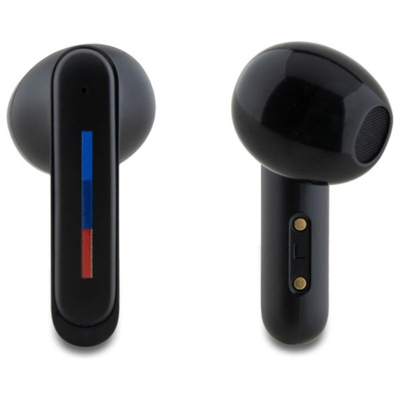 BMW Printed Logos - Bluetooth TWS Kopfhörer ENC + Ladeetui (Schwarz)