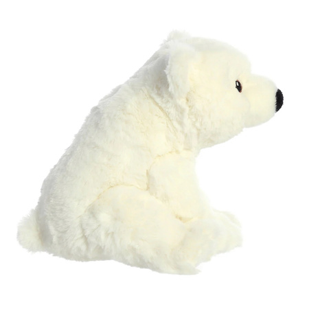Eco Nation – Plush Toy / Cuddly Sitting Polar Bear 19 cm Eco-Friendly