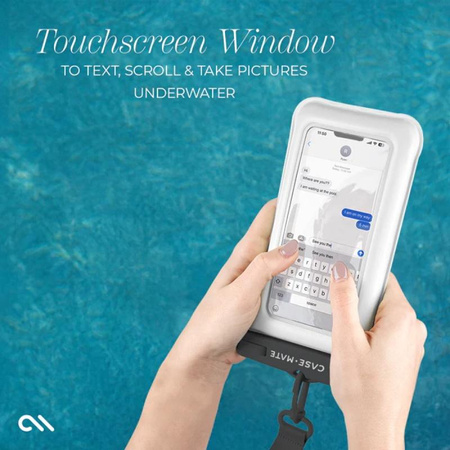 Case-Mate Waterproof Floating Pouch - Waterproof Smartphone Case (Sand Dollar)
