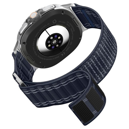 PASEK DO GALAXY WATCH 8 | 8 CLASSIC 40 44 46 mm SPIGEN NYLONOWY GRANATOWY