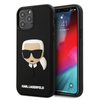 Karl Lagerfeld 3D Rubber Karl's Head - Coque iPhone 12 / iPhone 12 Pro (noir)