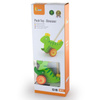 Viga Toys - Pousseur de dinosaures en bois