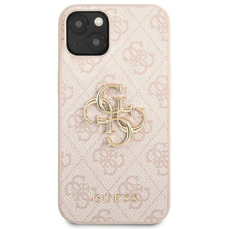 Guess 4G Big Metal Logo - Coque iPhone 13 (rose)