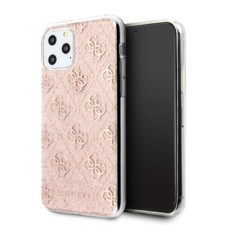 Guess 4G Glitter - iPhone 11 Pro Max Case (Pink)