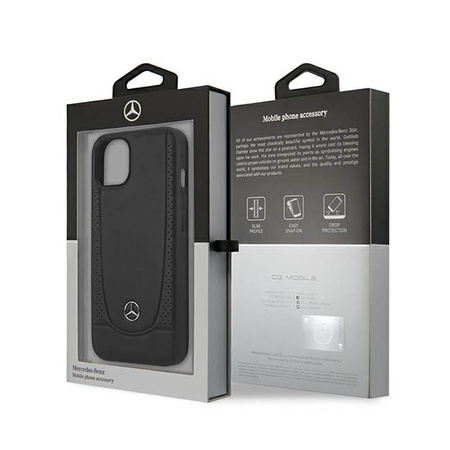 Mercedes Leather Urban Line - Etui iPhone 14 (czarny)