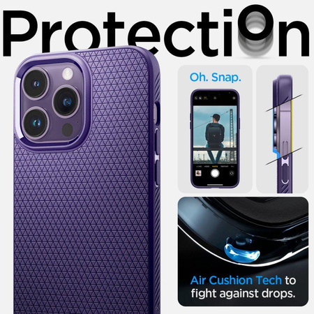 Spigen Liquid Air - Case for iPhone 14 (purple)