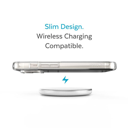 Speck Presidio Perfect-Clear - iPhone 14 / iPhone 13 Tasche mit MICROBAN-Beschichtung (Klar)