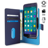 PURO Smart Wallet - Univerzális fotótartó tok kártya- és pénzzsebbel, XL méret (kék)