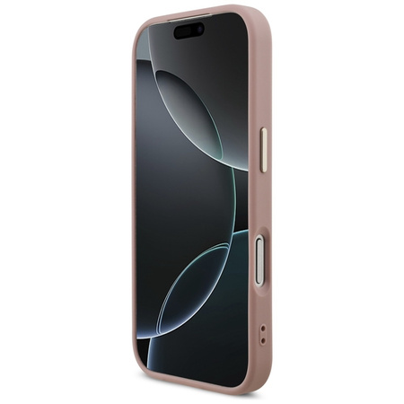 ETUI DO IPHONE 17 PRO GUESS ORYGINALNE RÓŻOWE BROKATOWE ELEGANCKIE CASE
