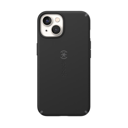 Speck CandyShell Pro + MagSafe - iPhone 14 / iPhone 13 Hülle mit MICROBAN Beschichtung (Schwarz / Schiefergrau)