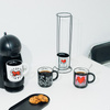 Keith Haring - Set di 4 tazze in ceramica con supporto 300 ml