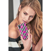PURO Glam Miami Stripes - pouzdro pro iPhone Xs / X (Kiss)