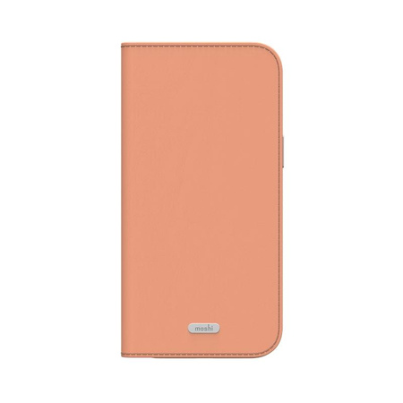 Moshi Overture MagSafe - Leder 3-in-1 Klapphülle iPhone 17 Pro Max (Misty Coral)