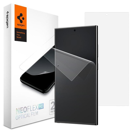 Spigen Neo Flex 2-Pack - Folia ochronna 2 szt. do Samsung Galaxy S24 Ultra (Przezroczysty)