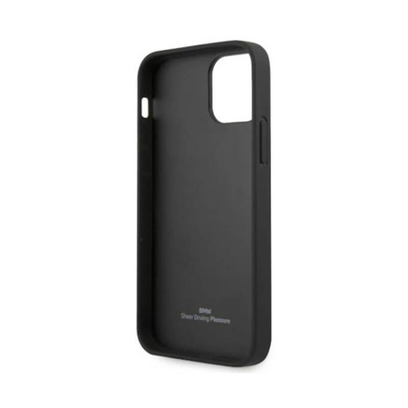 BMW Leather Deboss - Etui iPhone 12 / iPhone 12 Pro (czarny)