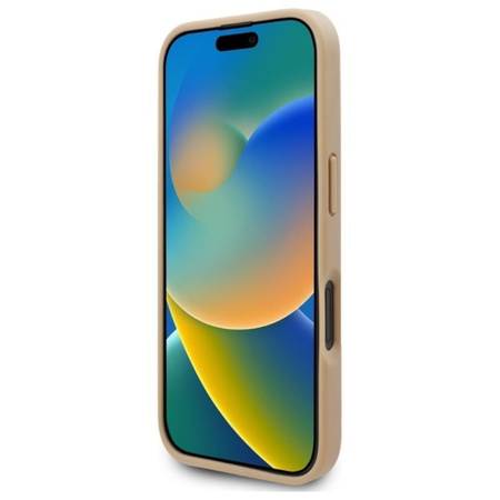 Karl Lagerfeld Hot Stamp MagSafe - Hülle für iPhone 16 (beige)