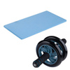 Umbro - Dual-wheel ab roller with mat (Blue)