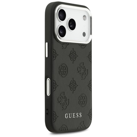 Guess Peony Hot Stamp Script MagSafe - Case iPhone 17 Pro (black)