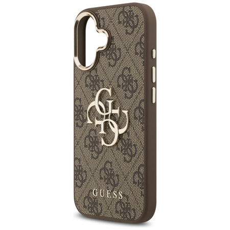 Etui do iPhone 17 Guess Classic Oryginalne Brązowy Modny Pokrowiec Case