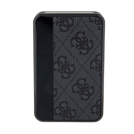 Guess 4G Leather Metal Logo - Power Bank 10000 mAh 18W (černá)