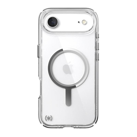 Speck Presidio Perfect Clear MagSafe - iPhone Air Case (Clear / Silver)