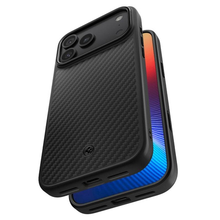 ETUI DO IPHONE 17 PRO do MAGSAFE SPIGEN ENZO ORYGINALNE CZARNE CASE