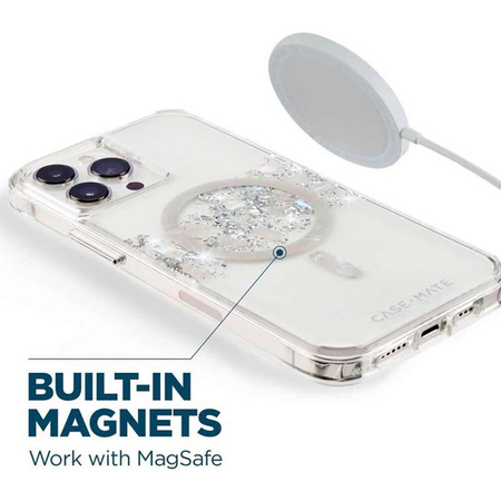 Case-Mate Karat MagSafe - iPhone 14 Pro Max case decorated with mother of pearl (A Touch of Pearl)