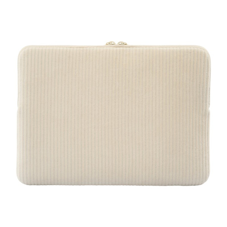 TUCANO Velluto 2 - Schutzhülle für MacBook Air 13" (M4/M3/M2/M1/2025-2018) / Pro 13" / Laptop 12" (creme)
