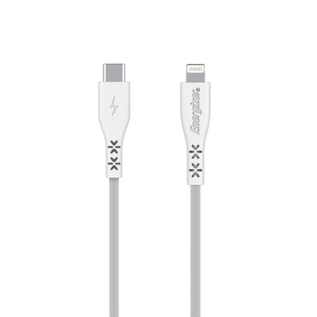 Energizer HardCase - Câble de connexion USB-C vers Lightning certifié MFi 1,2 m (blanc)