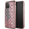 Guess 4G Peony Liquid Glitter - iPhone 11 Pro Max tok (rózsaszín)
