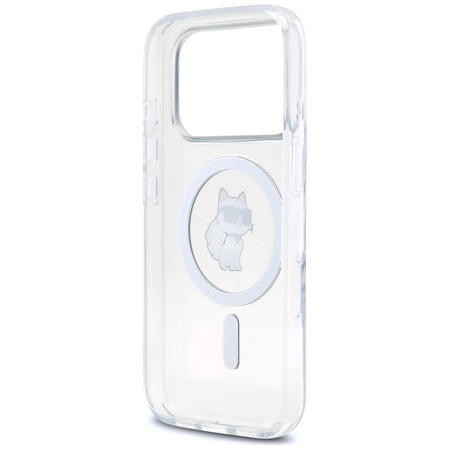 Karl Lagerfeld IML Choupette MagSafe - Hülle für iPhone 17 Pro (transparent)