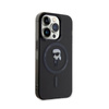 Karl Lagerfeld IML Ikonik MagSafe - iPhone 15 Pro Tasche (schwarz)
