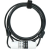Dunlop - Cipher Kabel Fahrradschloss (Schwarz)