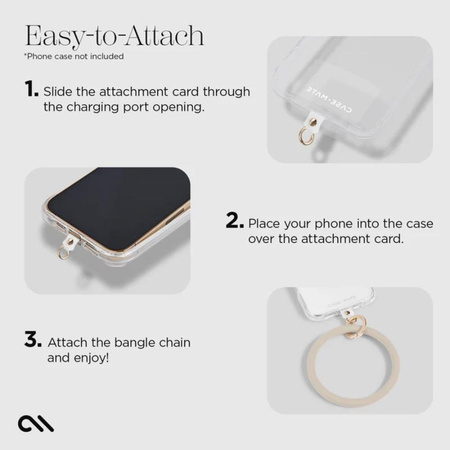 Case-Mate Phone Bangle - Bracelet pour smartphone (Nude)