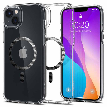 Spigen Ultra Hybrid MagSafe - Case for iPhone 14 (Carbon Fiber)