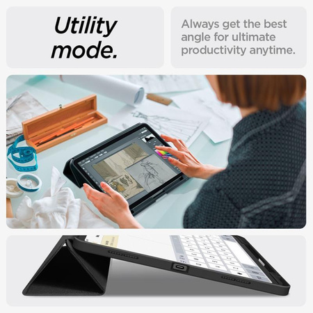 Spigen Urban Fit - Case for iPad Air 13" M3 (2025) / M2 (2024) (Black)