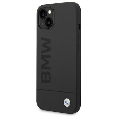 BMW szilikon aláírás logó Magsafe - iPhone 14 tok (fekete)